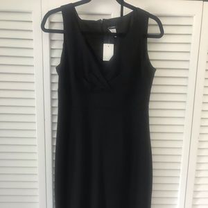 J Crew black wool suiting dress